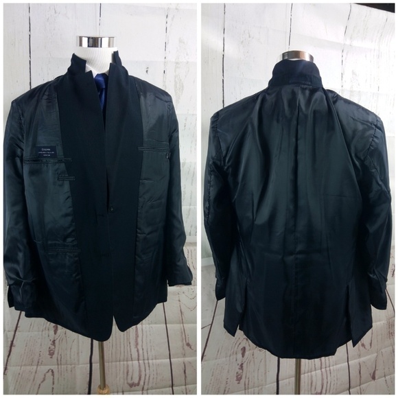 Ccillinni Custom Made 44R Black Blazer Sports Coat - Picture 8 of 8